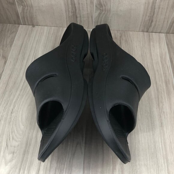 Oofos Slide Sandals Mens 13 Recovery Black Rubber Slip On Comfort Shoes main image 10